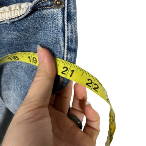 Oliver Logan Bedford Raw Hem High Rise Denim Shorts 29 - Picture 11 of 11